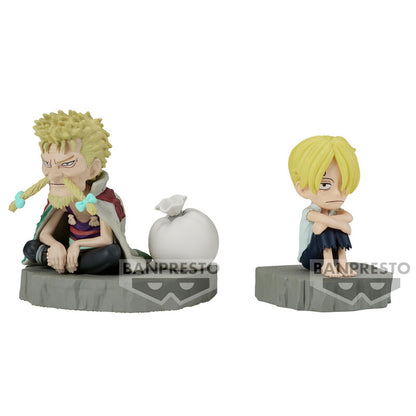 Imagen 1 de Figura Sanji & Zeff World Collectable Stories One Piece 6Cm