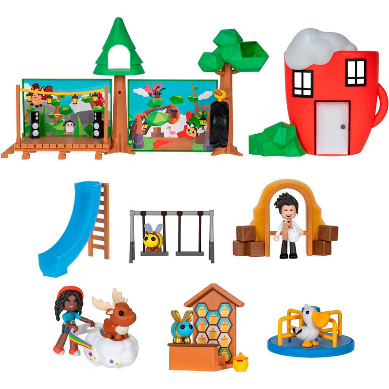 Imagen 2 - Playset Cafetería Y Parque Infantil Adopt Me!