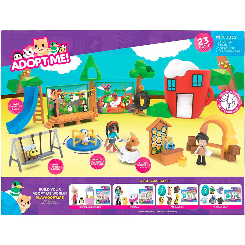 Imagen 5 - Playset Cafetería Y Parque Infantil Adopt Me!
