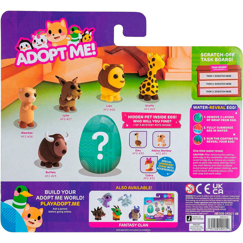 Imagen 5 de Blister 6 Figuras Animal Adopt Me!