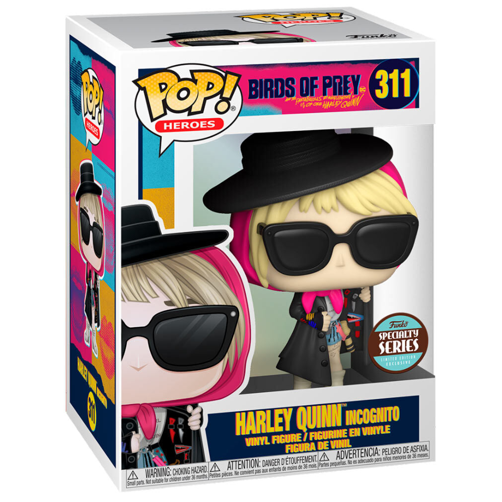 Imagen 2 de Figura Pop Birds Of Prey Harley Quinn Incognito Exclusive