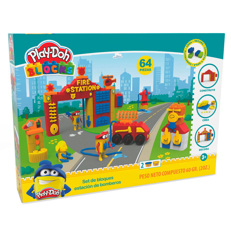 Imagen 1 de Set De Bloques Estacion De Bomberos Play-Doh