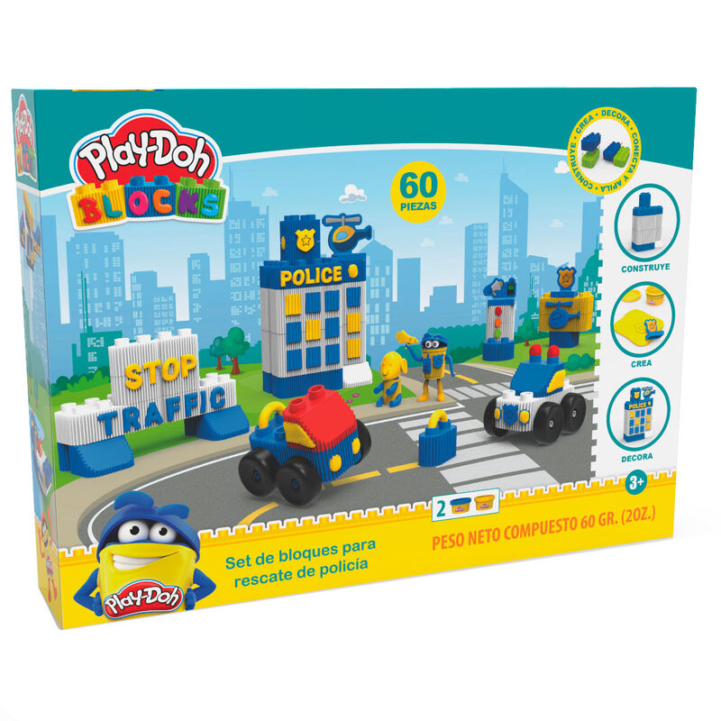 Imagen 1 de Set De Bloques Para Rescate De Policia Play-Doh