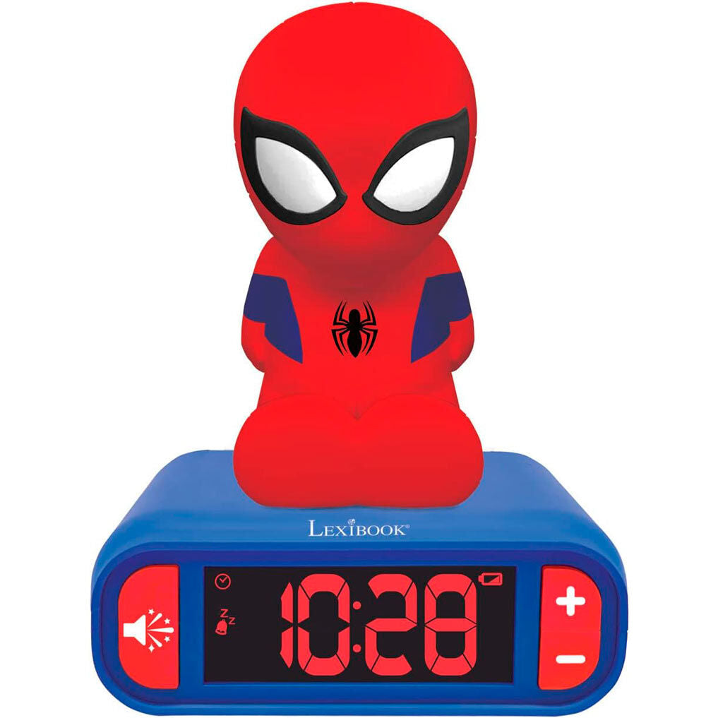 Imagen 2 de Despertador 3D Digital Spiderman Marvel