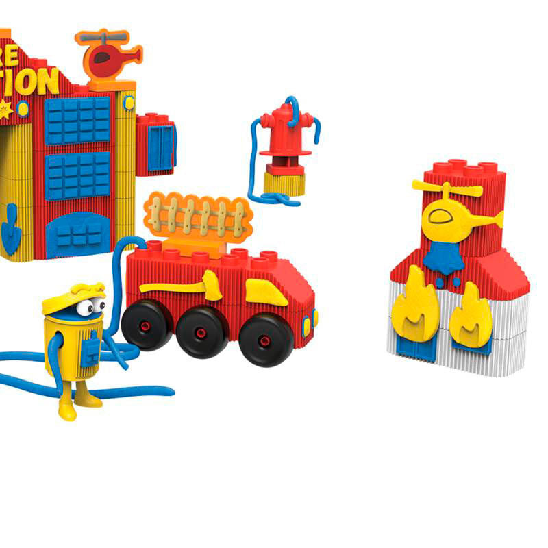 Imagen 3 de Set De Bloques Estacion De Bomberos Play-Doh