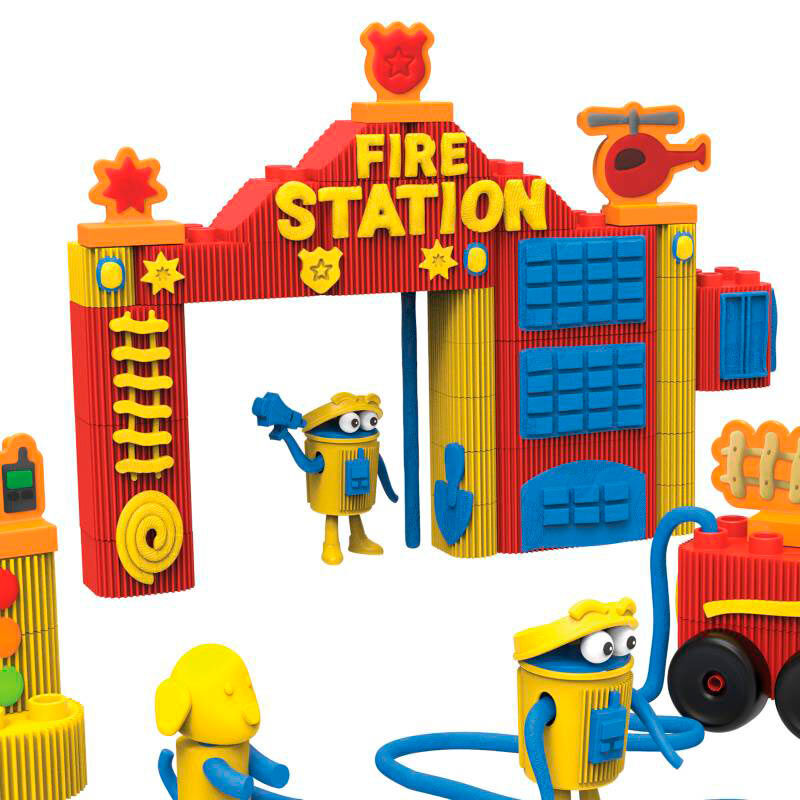 Imagen 4 de Set De Bloques Estacion De Bomberos Play-Doh