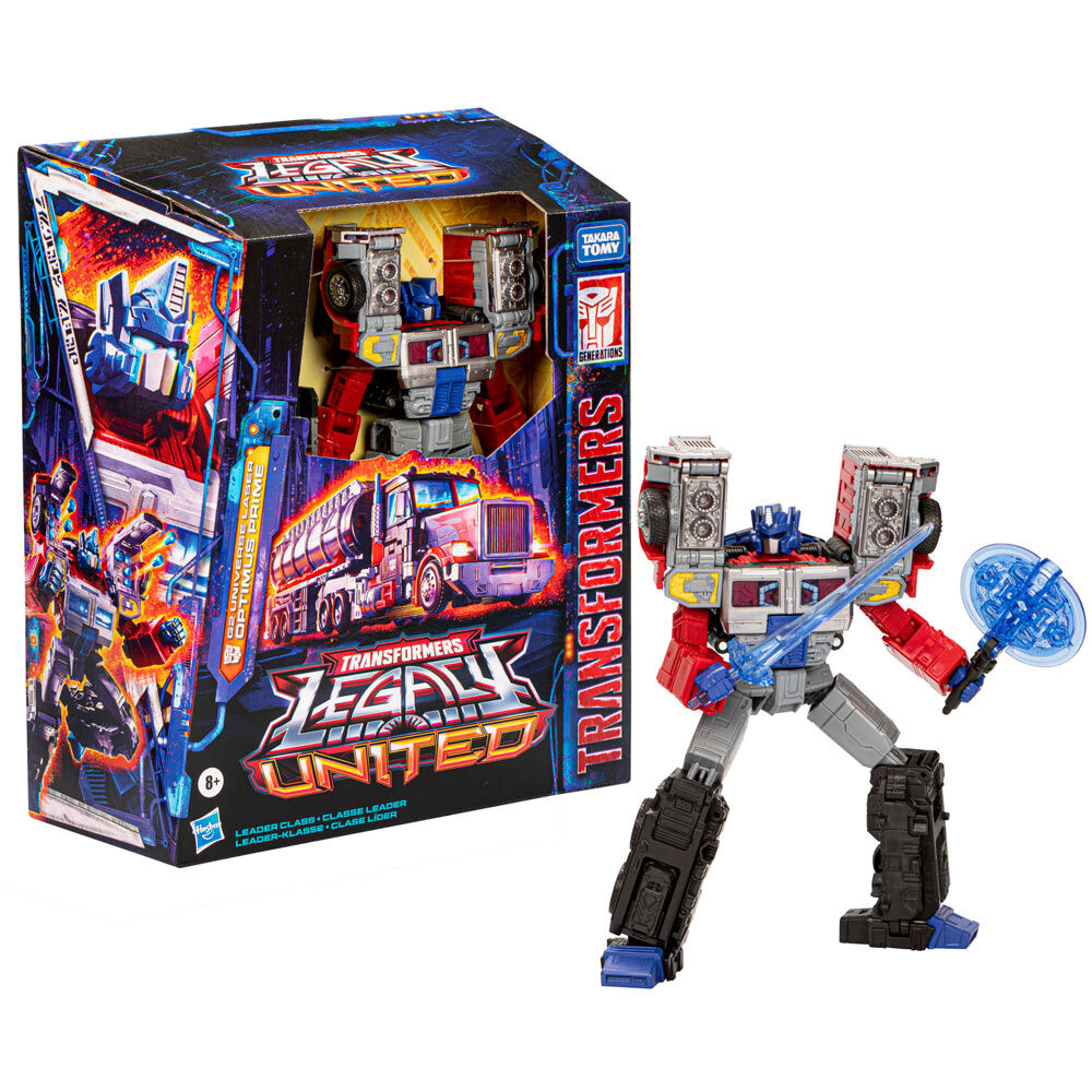 Imagen 1 de Figura Optimus Prime G2 Universe Laser Leader Class Legacy United Transformers 14Cm