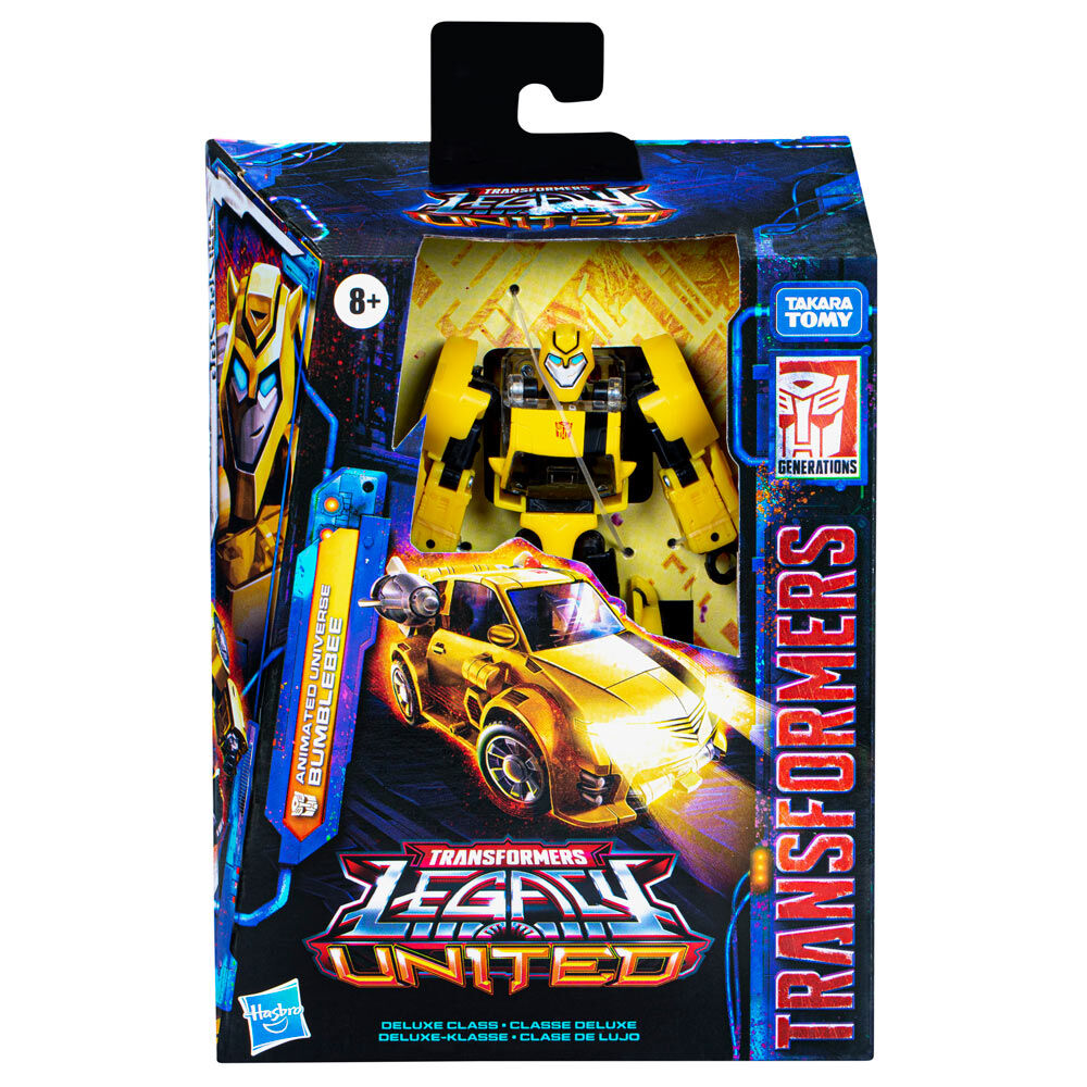 Imagen 3 de Figura Bumbleebee Animated Universe Deluxe Class Legacy United Transformers 14Cm