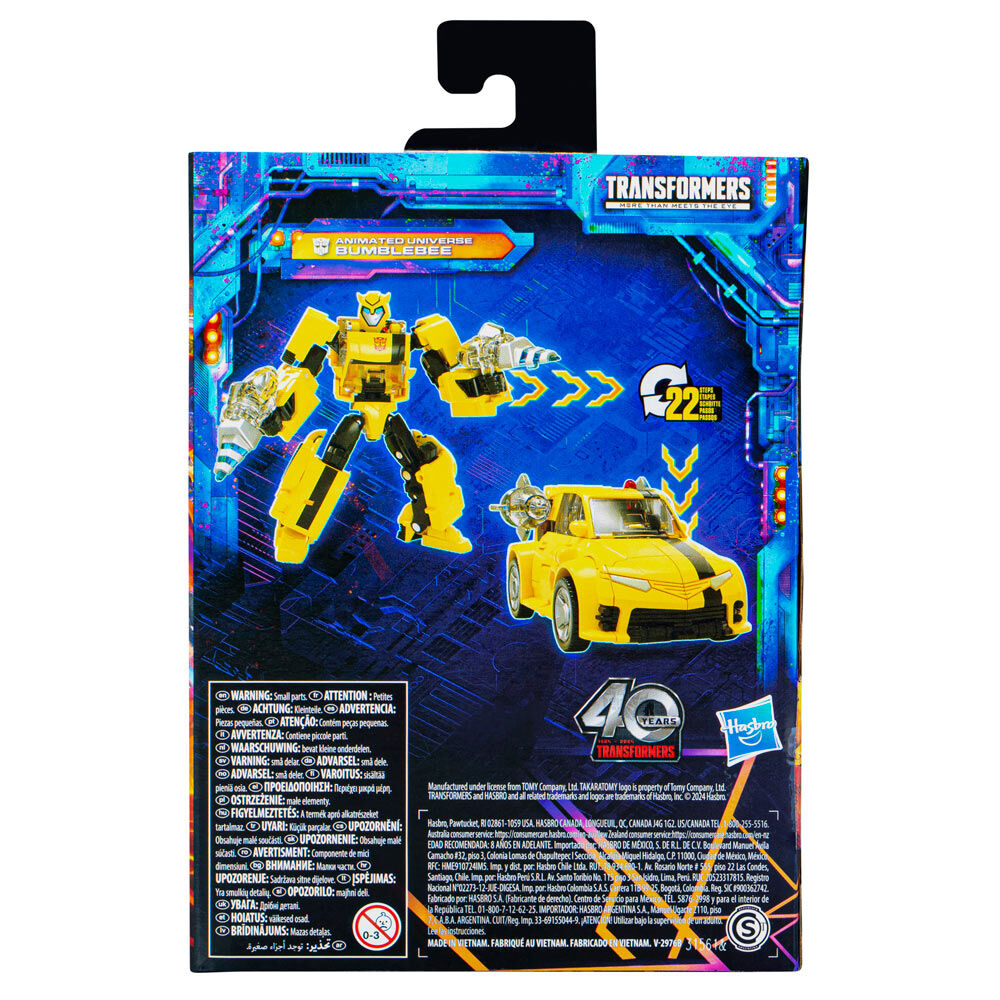 Imagen 5 de Figura Bumbleebee Animated Universe Deluxe Class Legacy United Transformers 14Cm