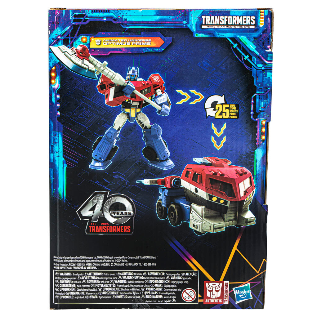 Imagen 5 de Figura Optimus Prime Animated Universe Voyager Class Legacy United Transformers 17,5Cm