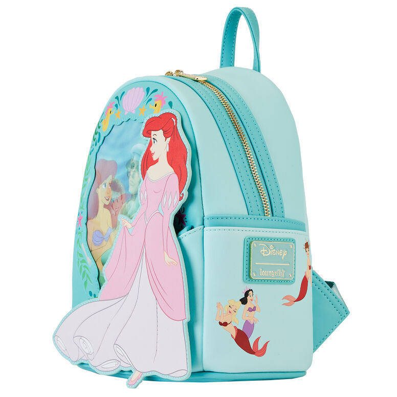 Imagen 2 - Mochila Lenticular Ariel La Sirenita Disney Loungefly 26Cm