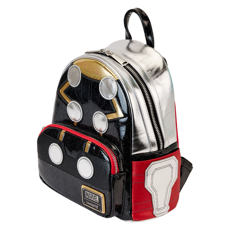 Imagen 3 de Mochila Metallic Thor Marvel Loungefly 26Cm