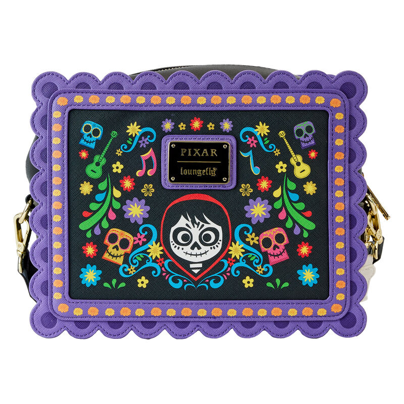 Imagen 4 de Bolso Miguel Calavera Floral Skull Coco Disney Loungefly