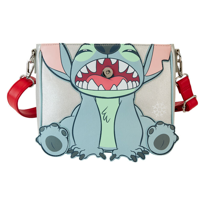 Imagen 5 de Bolso Glitter Holiday Stitch Disney Loungefly