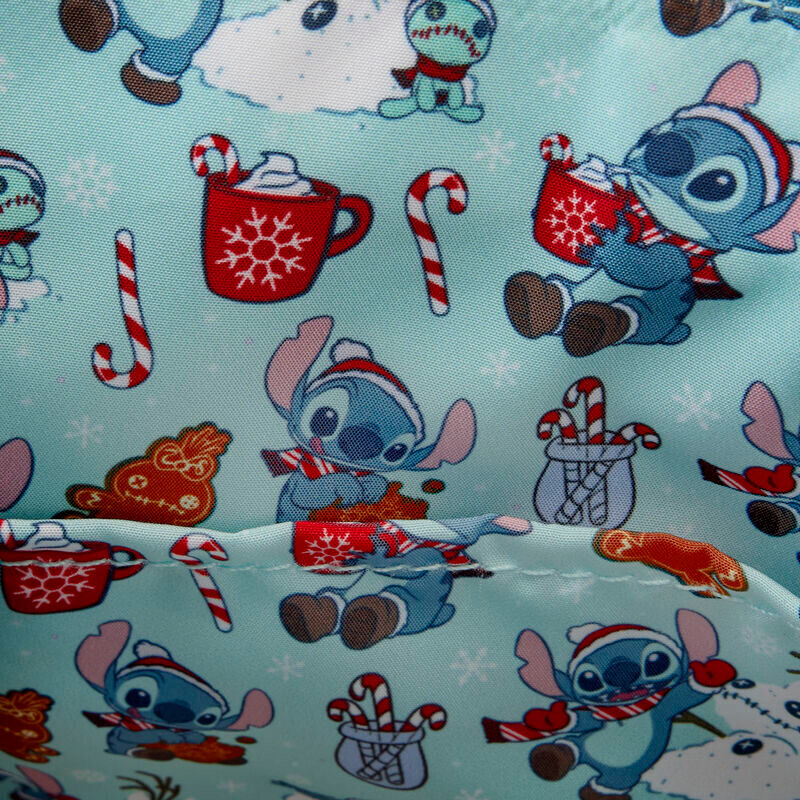 Imagen 6 de Bolso Glitter Holiday Stitch Disney Loungefly