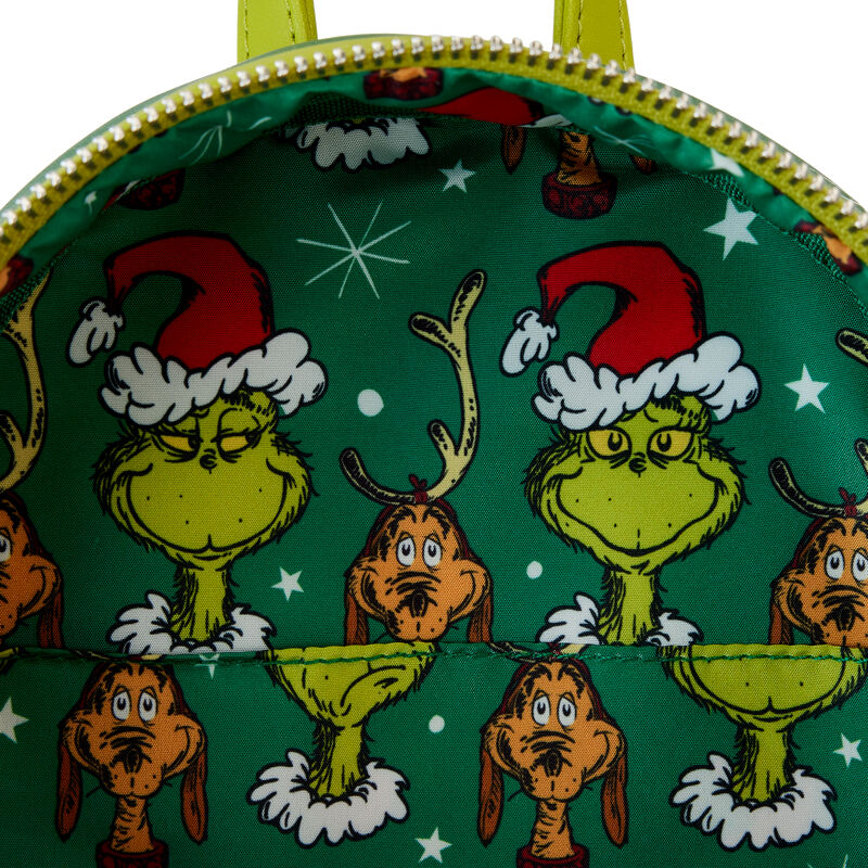 Imagen 6 de Mochila Santa How The Grinch Stole Christmas! Dr. Seuss Loungefly 26Cm