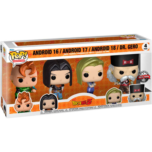Imagen 1 - Blister 4 Figuras Pop Dragon Ball Z Exclusive