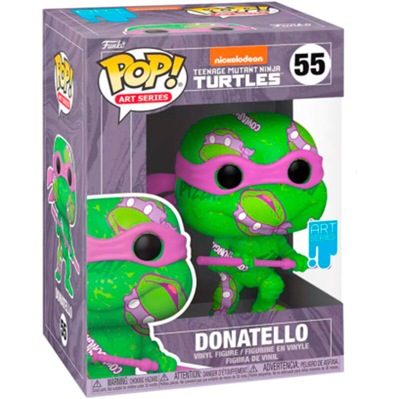 Imagen 1 de Figura Pop Tortugas Ninja Donatello Artist + Case Exclusive