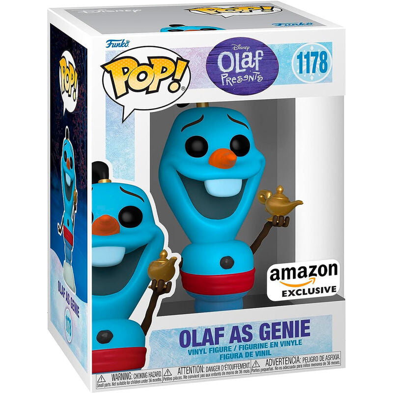 Imagen 1 de Figura Pop Disney Olaf Present Olaf As Genie Exclusive