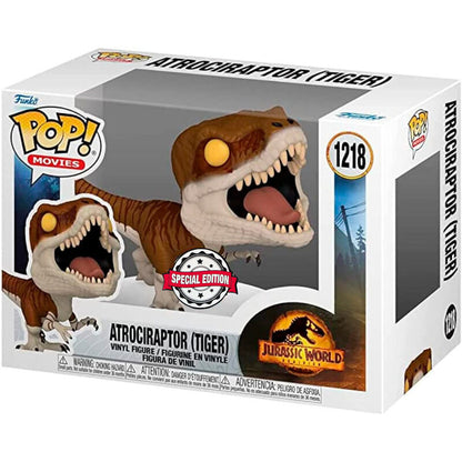 Imagen 1 de Figura Pop Jurassic World 3 Atrociraptor Tiger Exclusive