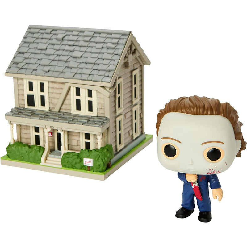 Imagen 2 de Figura Pop Halloween Michael Myers With Myers House Exclusive