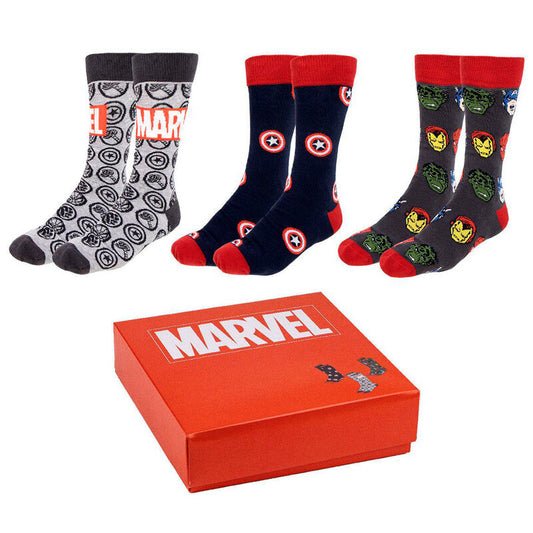 Imagen de Set 3 Calcetines Marvel Adulto 2 parte de nuestra colección en Espadas y más, sitio oficial.