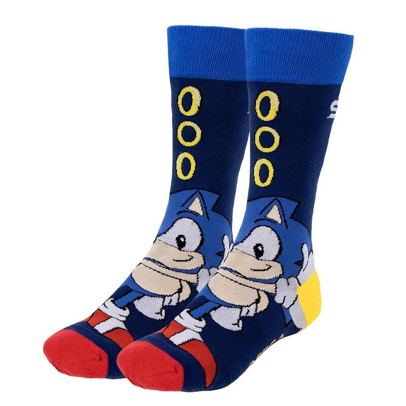 Imagen 4 de Set 3 Calcetines Sonic The Hedgehog Adulto