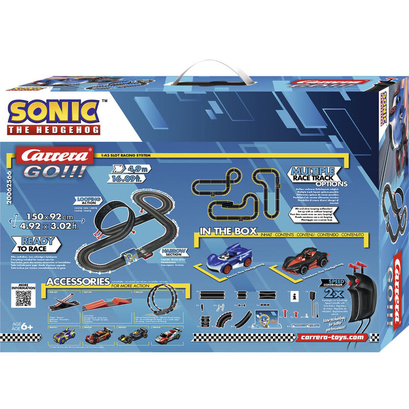 Imagen 9 - Circuito Carreras Sonic + Shadow Sonic The Hedgehog Carrera Go!!!