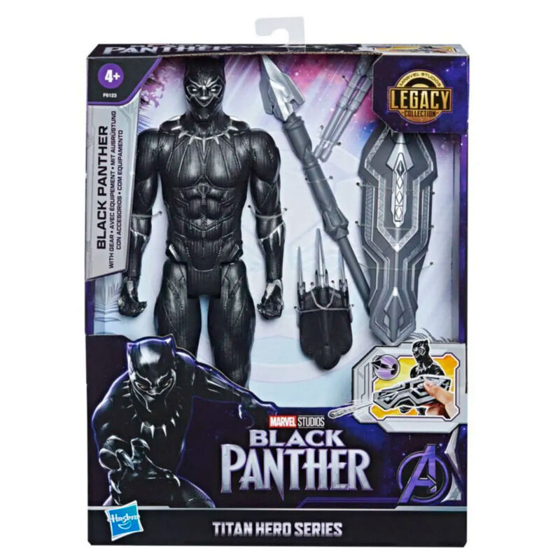 Imagen 2 de Figura Black Panther Titan Hero Series Marvel 30Cm