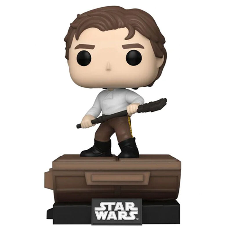 Imagen 1 de Figura Pop Deluxe Star Wars Jabba Skiff Han Solo Exclusive