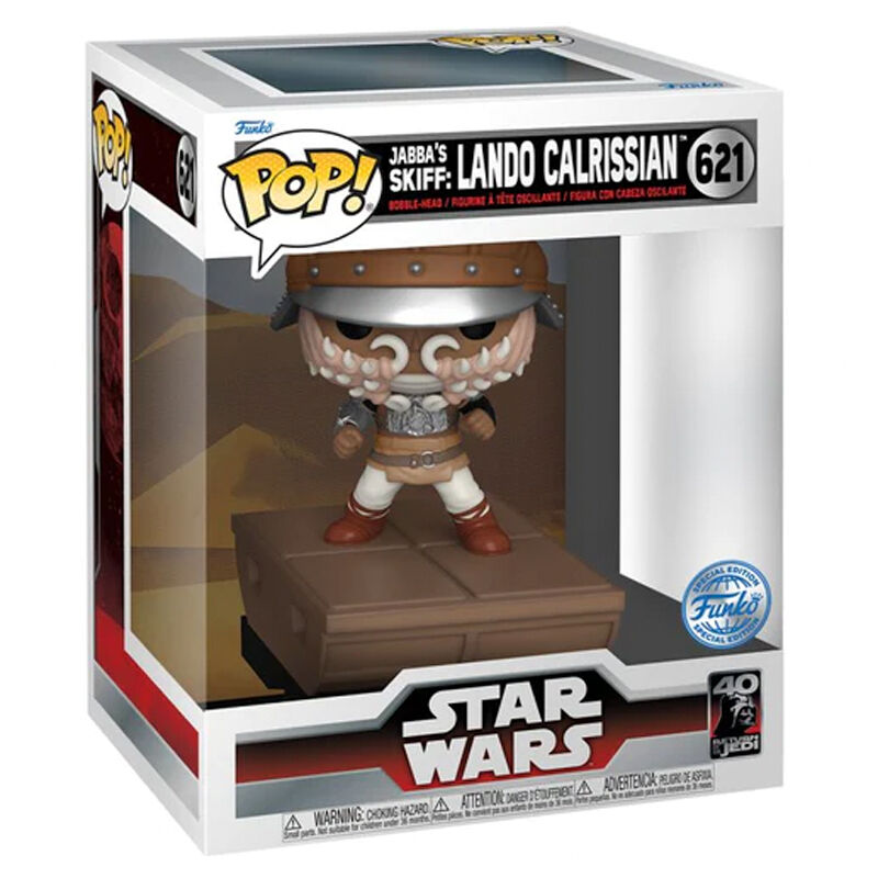 Imagen de Figura Pop Deluxe Star Wars Jabba Skiff Lando Calrissian Exclusive parte de nuestra colección en Espadas y más, sitio oficial.