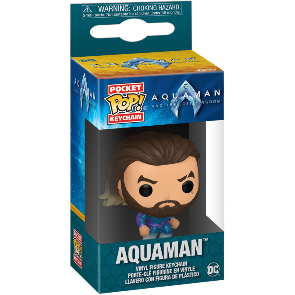 Imagen 2 de Llavero Pocket Pop Dc Comics Aquaman Y El Reino Perdido Aquaman