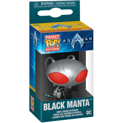 Imagen 2 de Llavero Pocket Pop Dc Comics Aquaman Y El Reino Perdido Black Manta