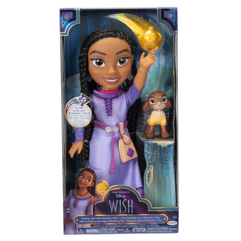 Imagen 1 - Muñeca Asha Wish Disney 38Cm Sonido