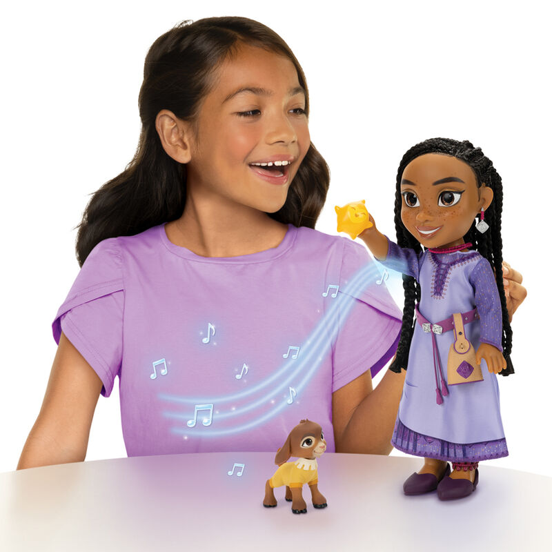 Imagen 5 - Muñeca Asha Wish Disney 38Cm Sonido