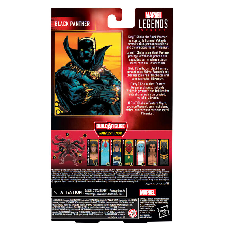 Imagen 5 de Figura Black Panther Marvel Legends 15Cm