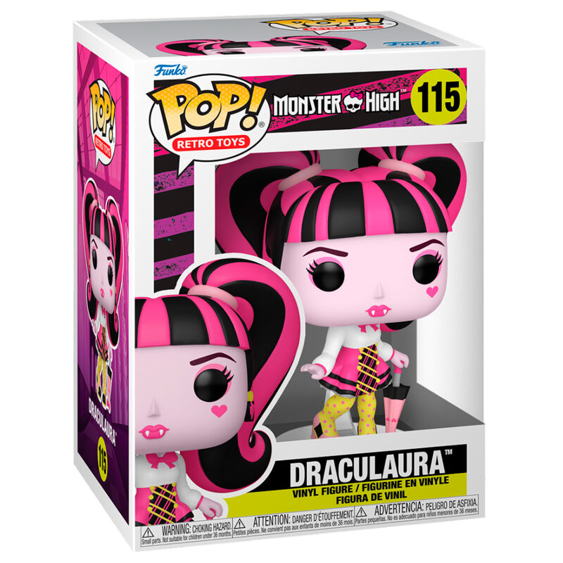 Imagen de Figura Pop Monster High Draculaura parte de nuestra colección en Espadas y más, sitio oficial.
