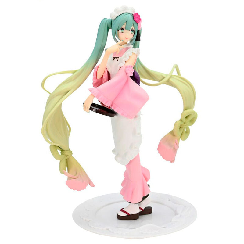 Imagen 1 - Figura Matcha Green Tea Parfait Cherry Blossom Hatsune Miku 20Cm