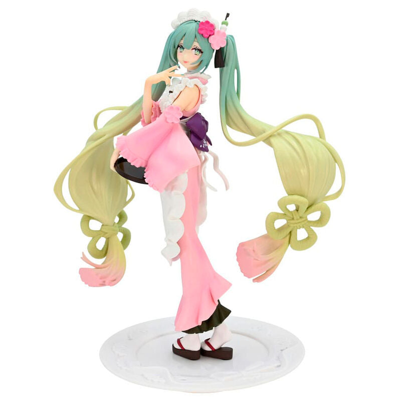 Imagen 2 - Figura Matcha Green Tea Parfait Cherry Blossom Hatsune Miku 20Cm