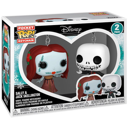 Imagen 2 de Blister Llaveros Pocket Pop Disney Pesadilla Antes De Navidad Jack & Sally