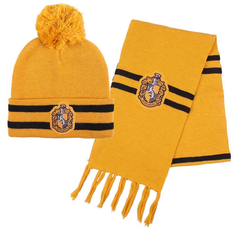 Imagen 1 de St Gorro Y Bufanda Hufflepuff Harry Potter