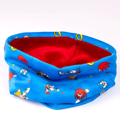 Imagen 3 de Conjunto Gorro Guantes Braga Cuello Sonic The Hedgehog