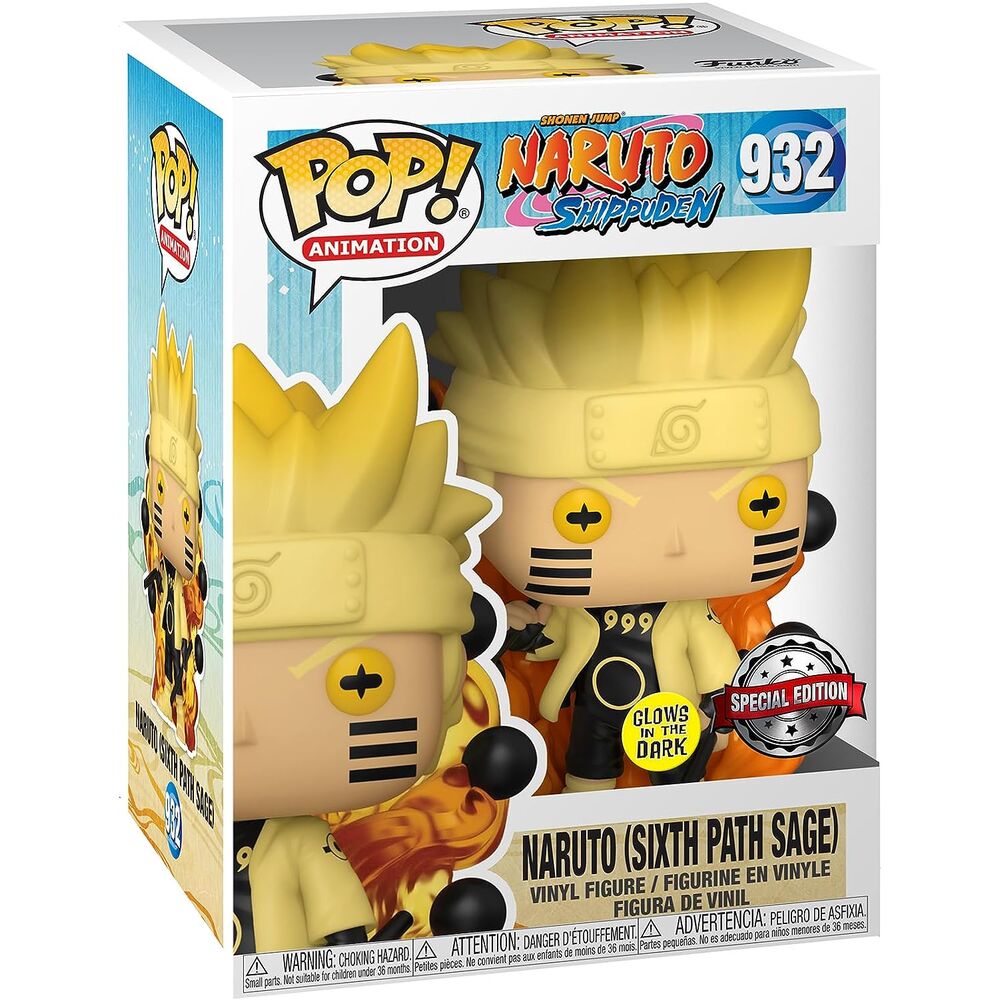 Imagen de Figura Pop Naruto Uzumaki Naruto Six Path Sage Glow parte de nuestra colección en Espadas y más, sitio oficial.