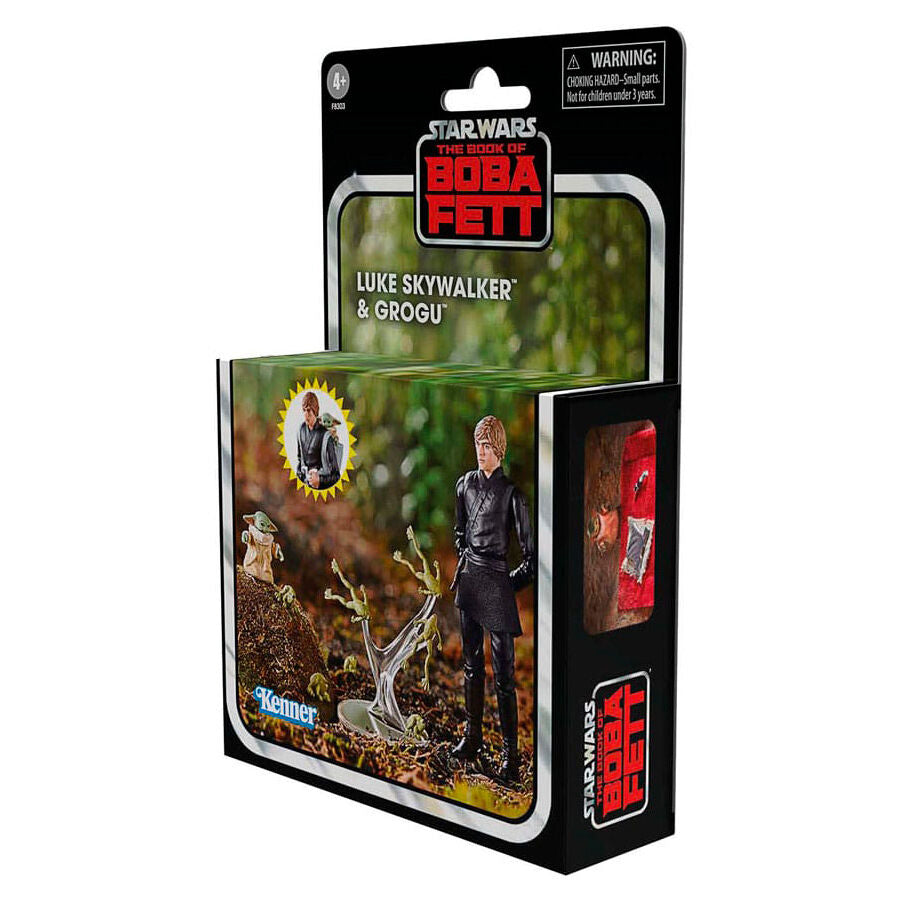 Imagen 2 - Figuras Luke Skywalker & Grogu El Libro De Boba Fett Star Wars 9,5Cm