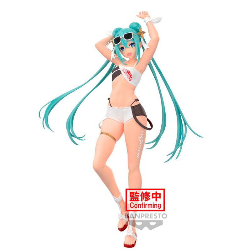 Imagen 1 - Figura Tropical Racing Miku 2023 Hatsune Miku Racing 20Cm