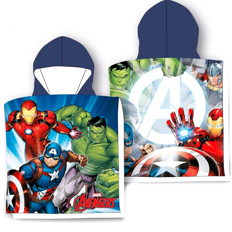 Imagen 1 de Poncho Toalla Vengadores Avengers Marvel Algodon