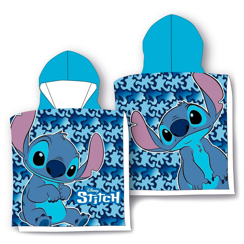 Imagen 1 de Poncho Toalla Stitch Disney Microfibra 4