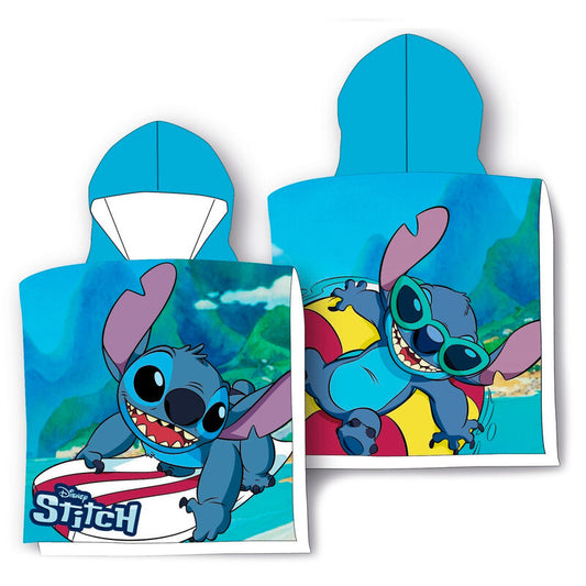 Imagen 1 de Poncho Toalla Surf Stitch Disney Microfibra