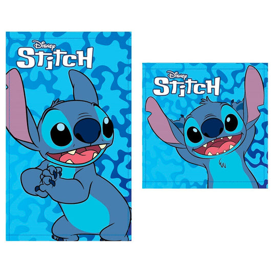 Imagen 1 de Set 2 Toallas Baño Stitch Disney Algodon 2