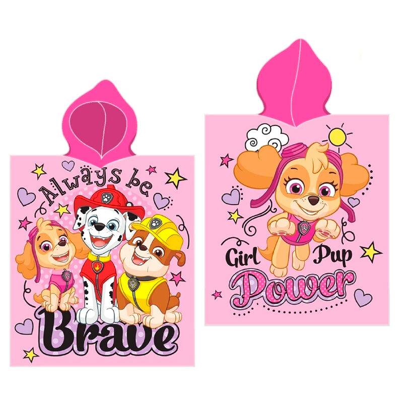 Imagen de Poncho Toalla Patrulla Canina Paw Patrol Algodon parte de nuestra colección en Espadas y más, sitio oficial.